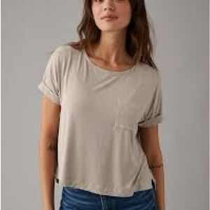 AE Soft and Sexy Oversized Pocket Tshirt